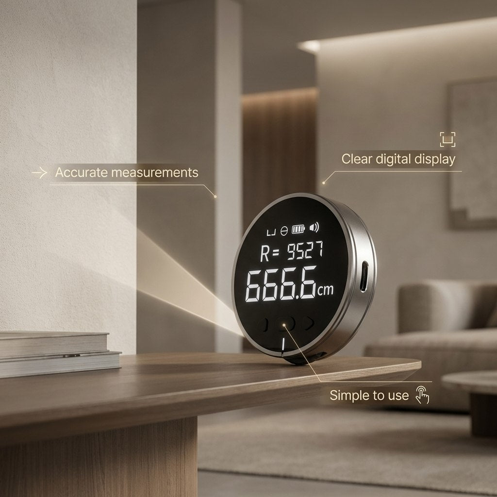 Electronic Measuring Ruler By Rimier